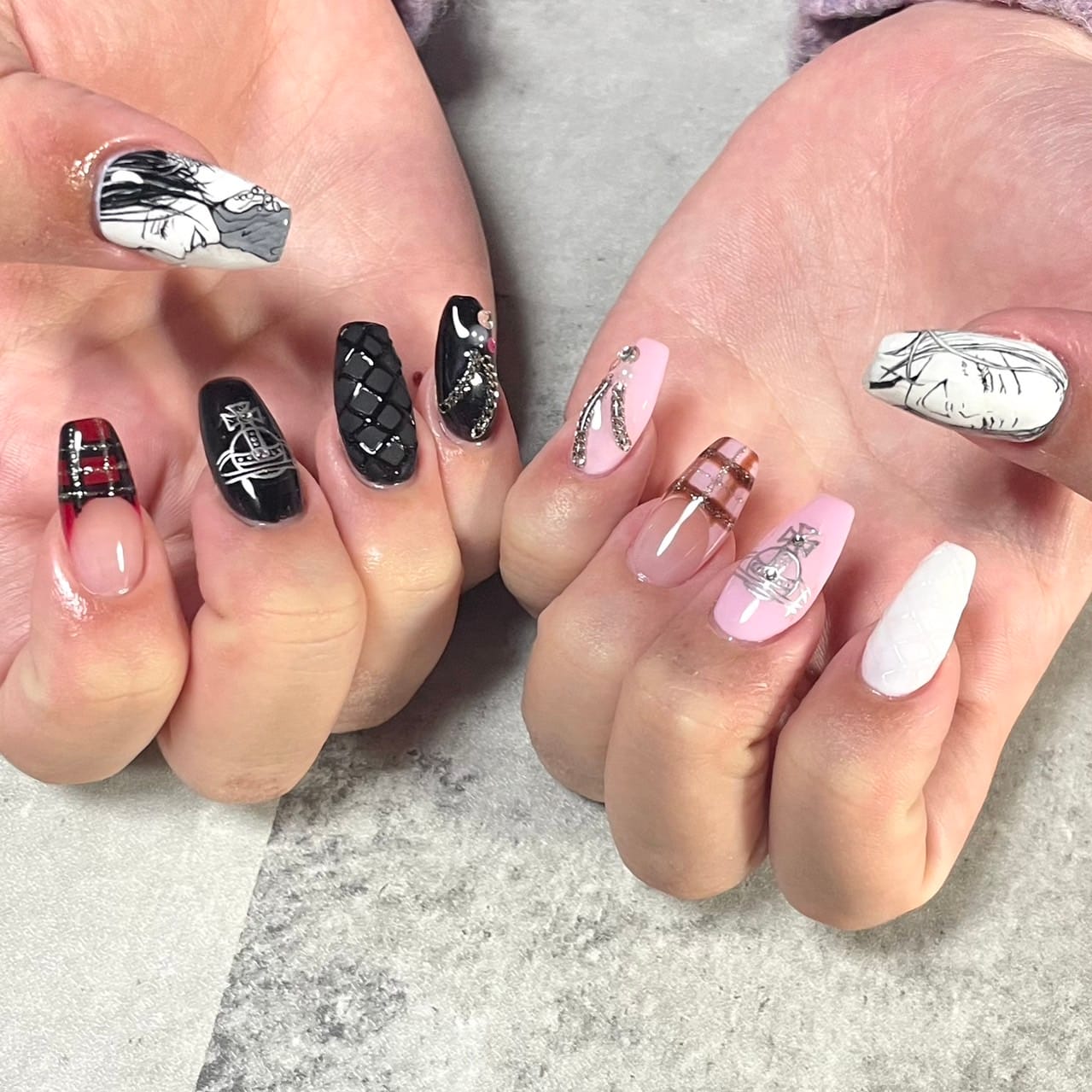 福岡 六本松 ネイルサロン Nail Daisyの痛ネイル・推しネイル・3Dネイル・Flatネイル