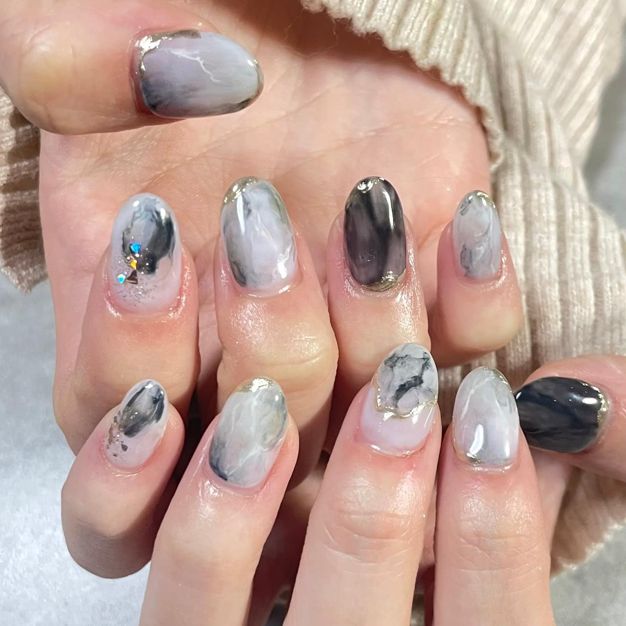 福岡 六本松 ネイルサロン Nail Daisyのスカルプチュア